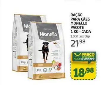 Cooper Ração Para Cães Monello Pacote - Cada oferta