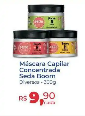 Máscara Capilar Concentrada Seda Boom 300g
