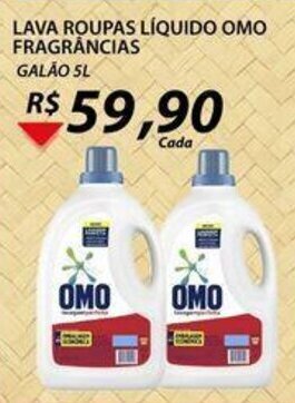 Assaí Atacadista Lava Roupas Liquido Omo Frag. 5L oferta