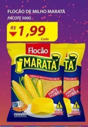 Assaí Atacadista Flocao de Milho Marata 500g oferta