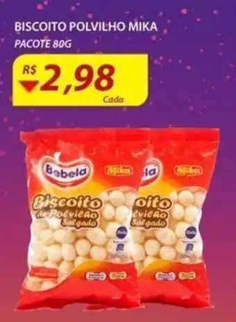 Assaí Atacadista Biscoito Polvilho Mika 80g oferta