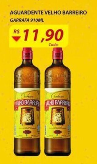 Assaí Atacadista Aguardente Velho Barreiro 910ml oferta