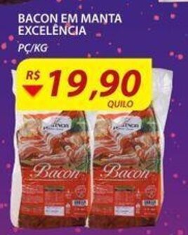 Assaí Atacadista Bacon em Manta Excelencia oferta