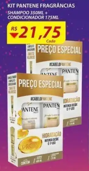 Assaí Atacadista Kit Pantene Shampoo 350ml + Condicionador 175ml oferta