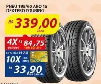 Assaí Atacadista Pneu 195/60 15 Dextero Touring oferta
