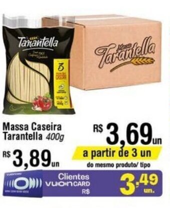 Fort Atacadista Massa caseira Tarantella 400g oferta