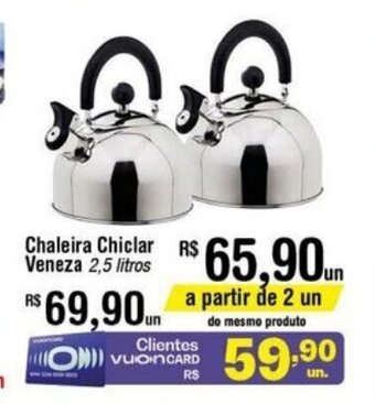 Fort Atacadista Chaleira ChicLar Veneza 2.5L oferta
