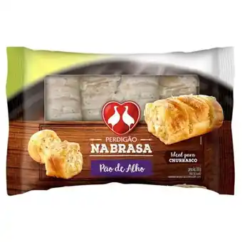 X Supermercados Pão de alho perdigão na brasa pacote 330g oferta