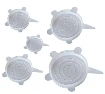 Kit c/ 5 tampas hermetic silicone