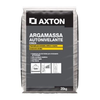 Leroy Merlin Argamassa autonivelante interno cinza 20kg axton oferta
