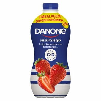Iog liq danone 1250gr morango