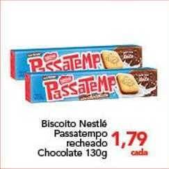 Supermercados Joanin Biscoito Nestlé Passatempo Recheado Chocolate oferta