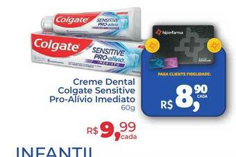 Hiper Farma Creme Dental Colgate Sensitive Pro-alívio Imediato 60g oferta