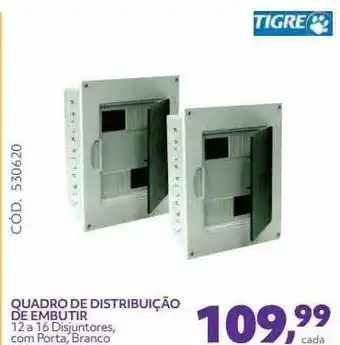 Telhanorte Tigre Quadro De Distribuição De Embutir oferta