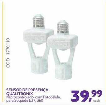 Telhanorte Sensor De Presença Qualitronix oferta