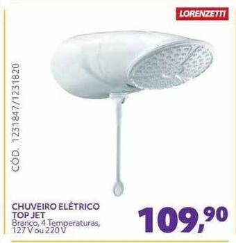 Telhanorte Lorenzetti Chuveiro Elétrico Top Jet oferta