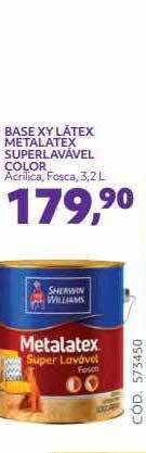 Telhanorte Basexy Látex Metalatex Superlavável Color oferta