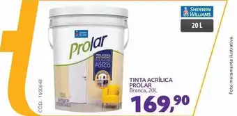 Telhanorte Sherwin Williams Tinta Acrílica Prolar Branca oferta