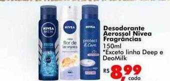 Big Box Desodorante Aerossol Nivea Fragrâncias oferta