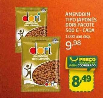 Cooper Amendoim Tipo Japonês Dori Pacote - Cada oferta