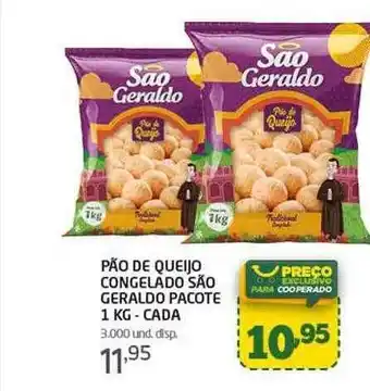 Cooper Pão De Queijo Congelado São Geraldo Pacote - Cada oferta