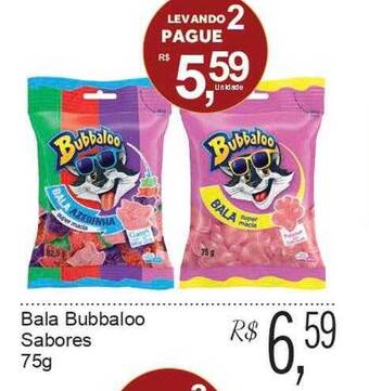 Festval Bala Bubbaloo Sabores oferta