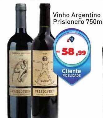 Tonin Superatacado Vinho Argentino Prisionero oferta