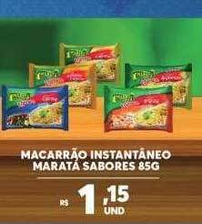 Atacadão Centro Sul Macarrão Instantâneo Maratá Sabores oferta