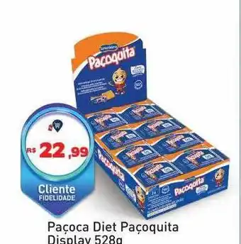 Tonin Superatacado Paçoca Diet Paçoquita Display oferta