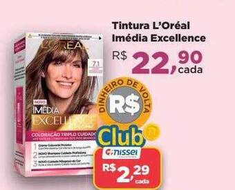 Farmácias Nissei Tintura L'oréal Imédia Excellence oferta