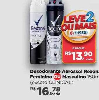 Desodorante Aerossol Rexona Feminino Ou Masculino