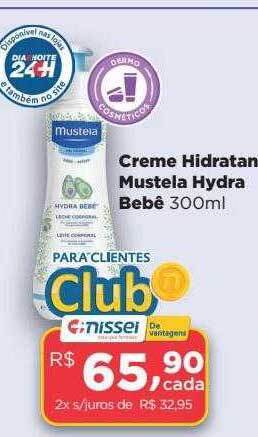 Creme Hidratante Mustela Hydra Bebê