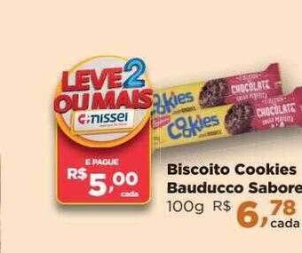 Biscoito Cookies Bauducco Sabores