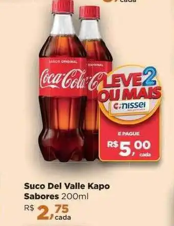 Farmácias Nissei Suco Del Valle Kapo Sabores oferta
