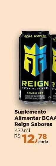 Farmácias Nissei Suplemento Alimentar Bcaa Reign Sabores oferta