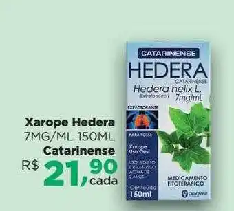 Xarope Hedera Catarinense