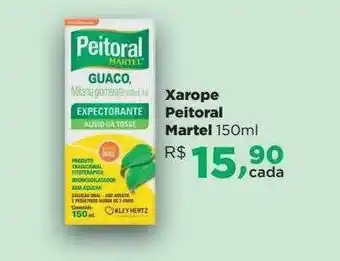Farmácias Nissei Xarope Peitoral Martel oferta