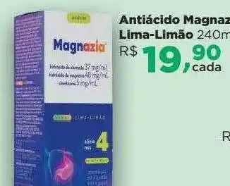 Antiácido Magnazia Lima-limão