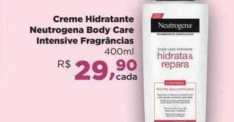 Farmácias Nissei Creme Hidratante Neutrogena Body Care Intensive Fragrâncias oferta