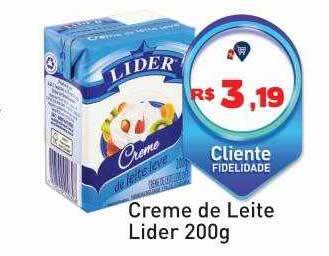 Tonin Superatacado Creme De Leite Lider oferta