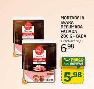 Cooper Mortadela Seara Defumada Fatiada - Cada oferta