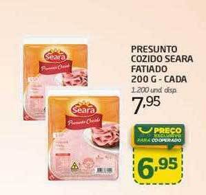Cooper Presunto Cozido Seara Fatiado - Cada oferta