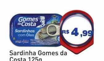 Tonin Superatacado Sardinha Gomes Da Costa oferta