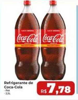 Rebouças Supermercados Refrigerante Coca-cola oferta