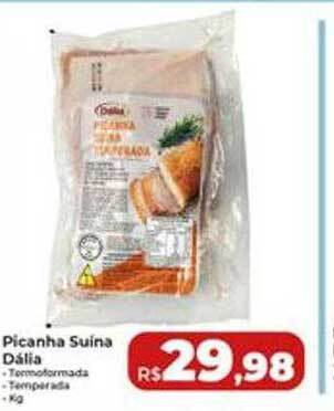 Rebouças Supermercados Picanha Suína Dália oferta