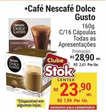 Stok Center Café Nescafé Dolce Gusto oferta