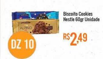 Mart Minas Biscoito Cookies Nestle Unidade oferta