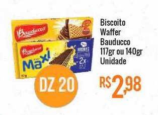 Mart Minas Biscoito Waffer Bauducco Unidade oferta