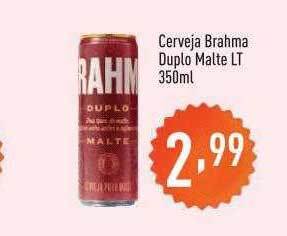 Supermercados Pague Menos Cerveja Brahma Duplo Malte oferta