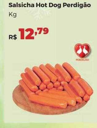Villarreal Supermercados Salsicha Hot Dog Perdigão oferta
